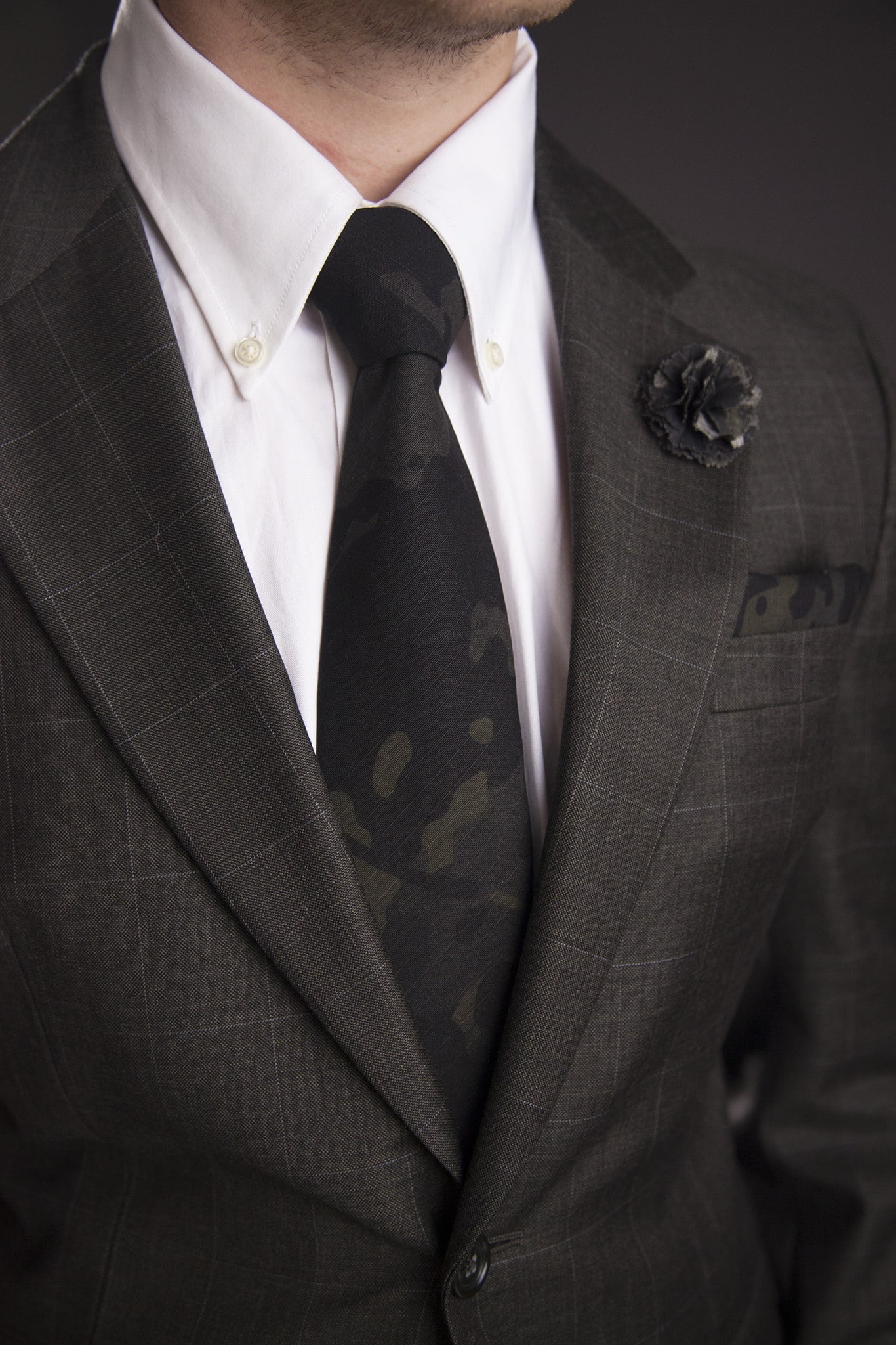 black necktie